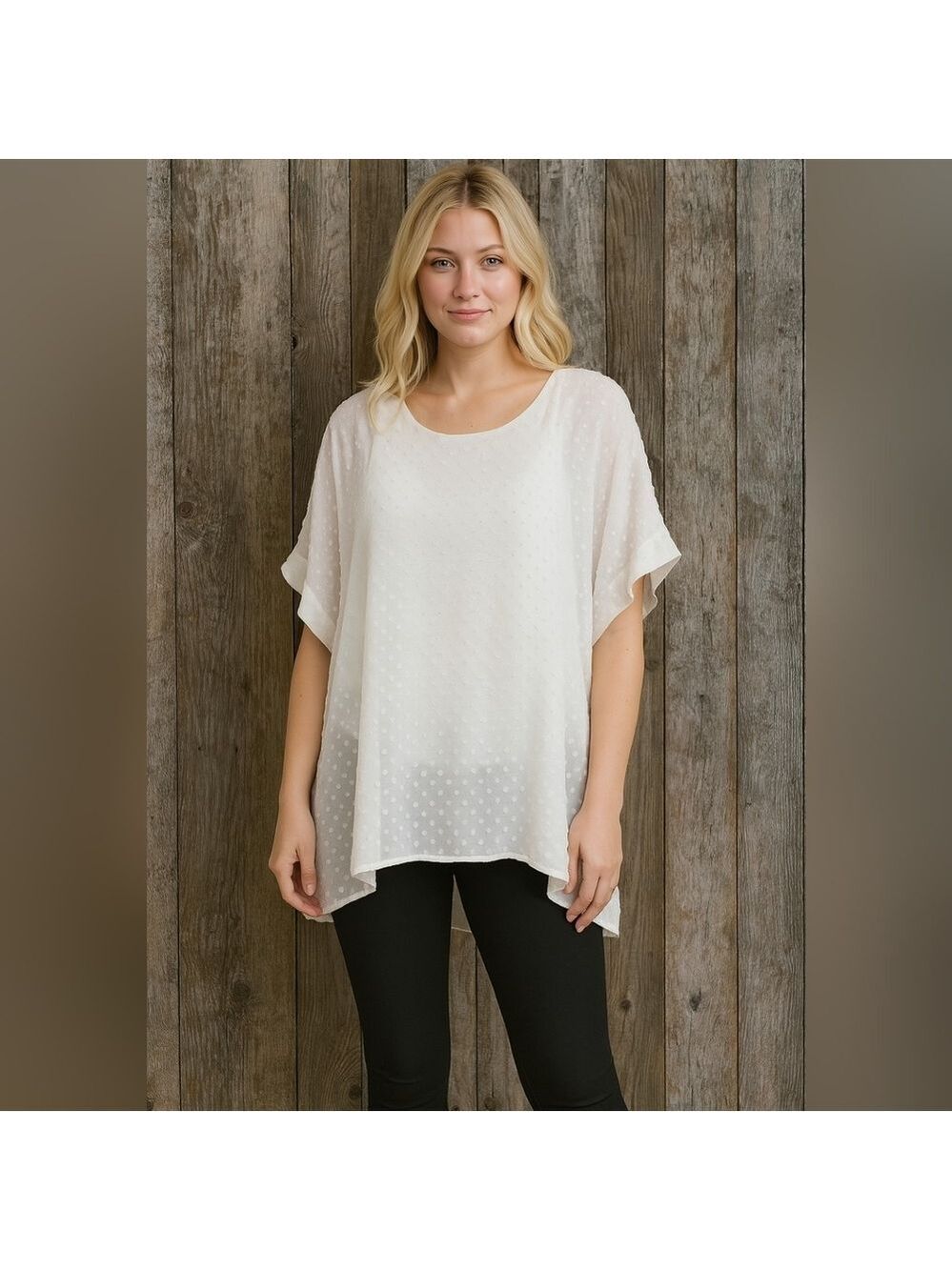 Show Me Your MuMu Textured high low Tunic